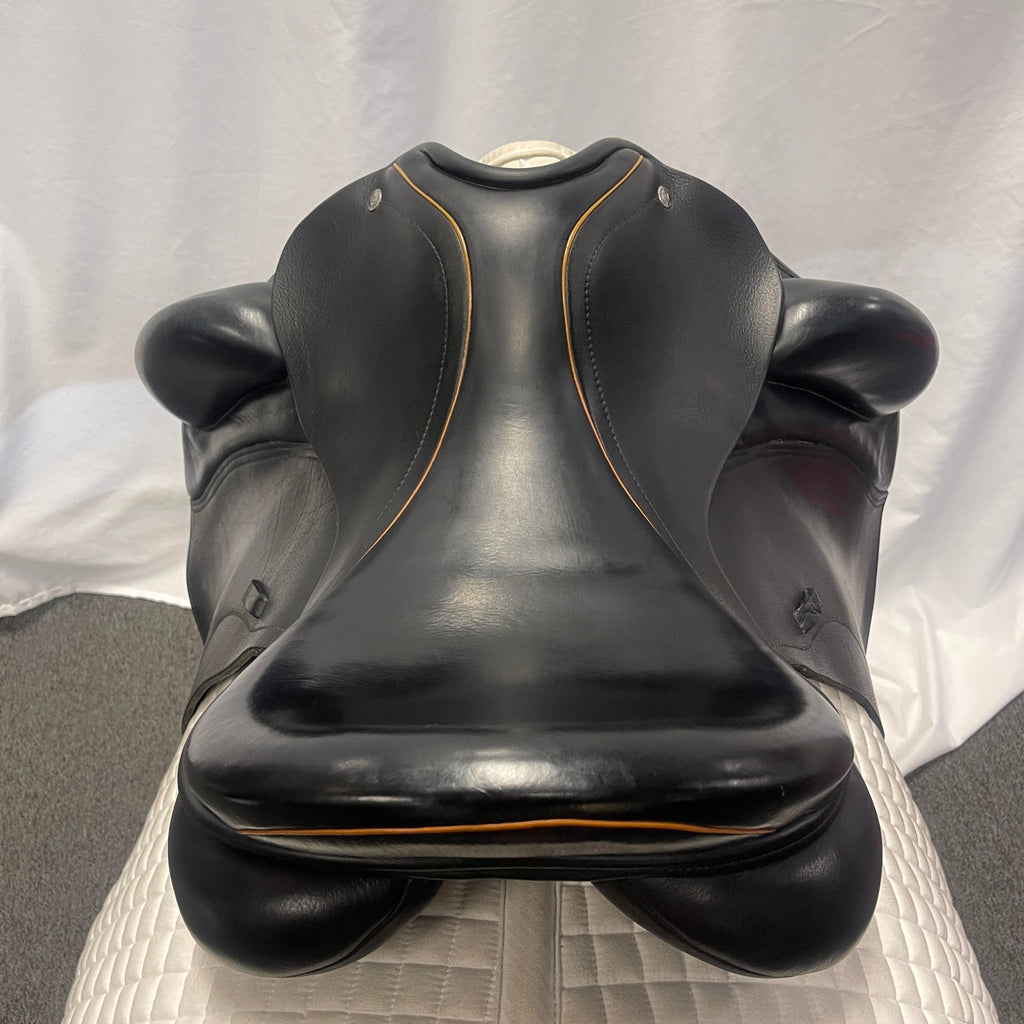 HOLD: Used Custom Saddlery Everest R 17.5" Dressage Saddle