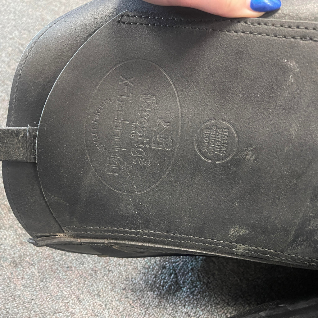 HOLD:  Used Prestige X-D2K Zero 17" Dressage Saddle