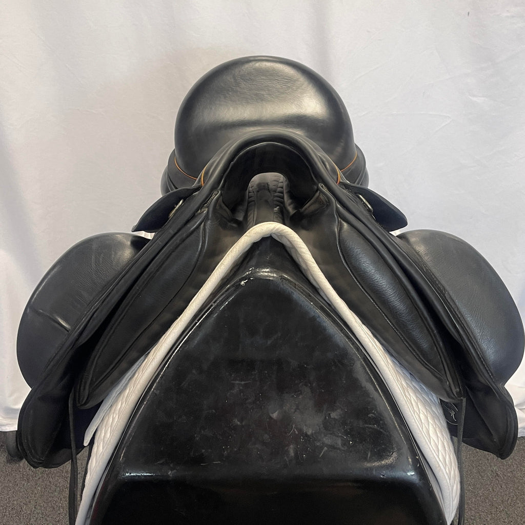 HOLD: Used Custom Saddlery Everest R 17.5" Dressage Saddle