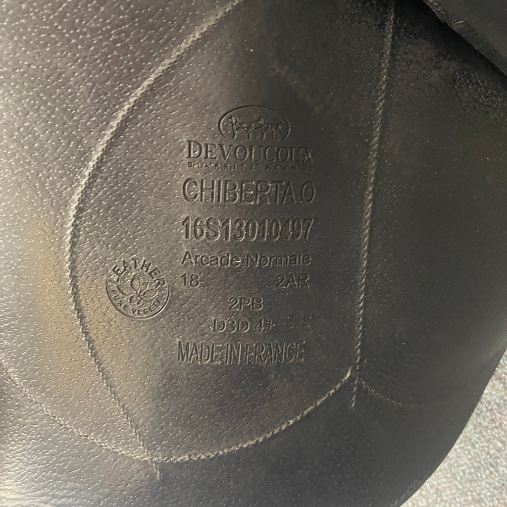 Used Devoucoux Chiberta O 18" Jump Saddle