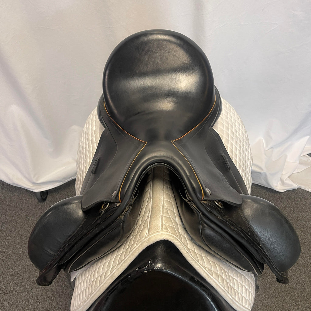 HOLD: Used Custom Saddlery Everest R 17.5" Dressage Saddle