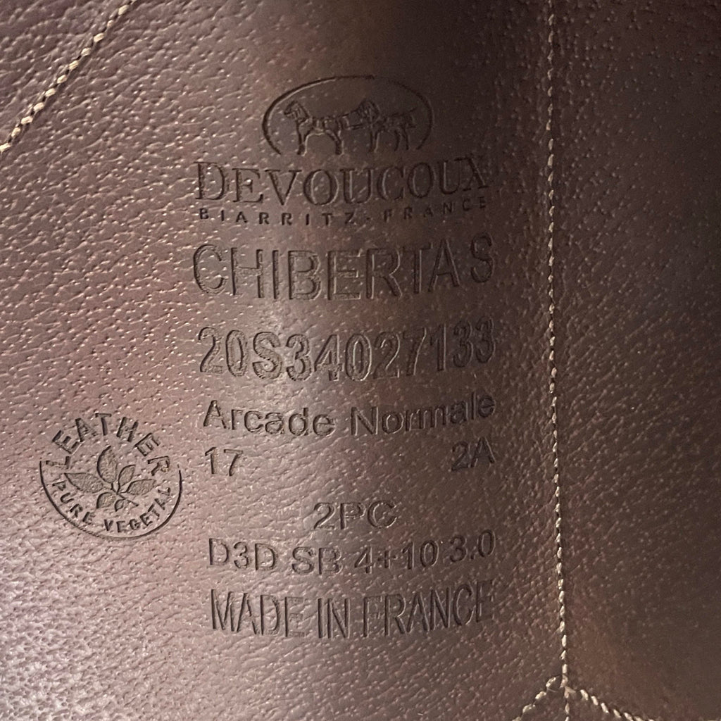 Used Devoucoux Chiberta S 17" Jump Saddle