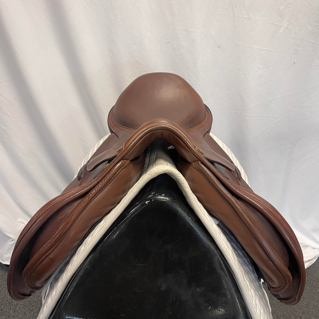 HOLD: Used Pessoa Heritage Pro 17" Jump Saddle