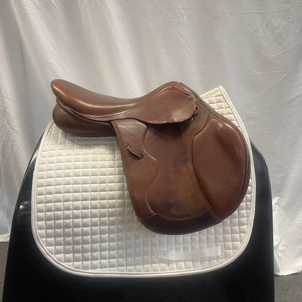 HOLD: Used Pessoa Heritage Pro 17" Jump Saddle