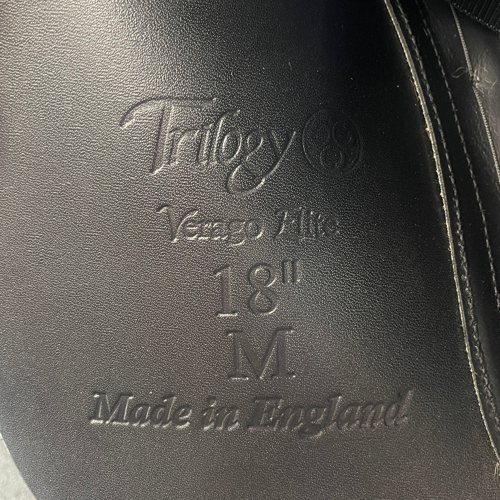 HOLD: Used Trilogy Verago Elite 18" Dressage Saddle