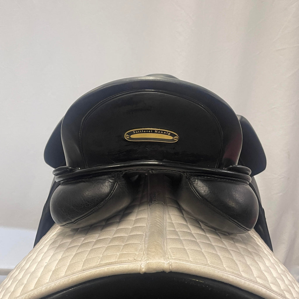 HOLD: Used Hennig MFT 16.5"-17" Dressage Saddle