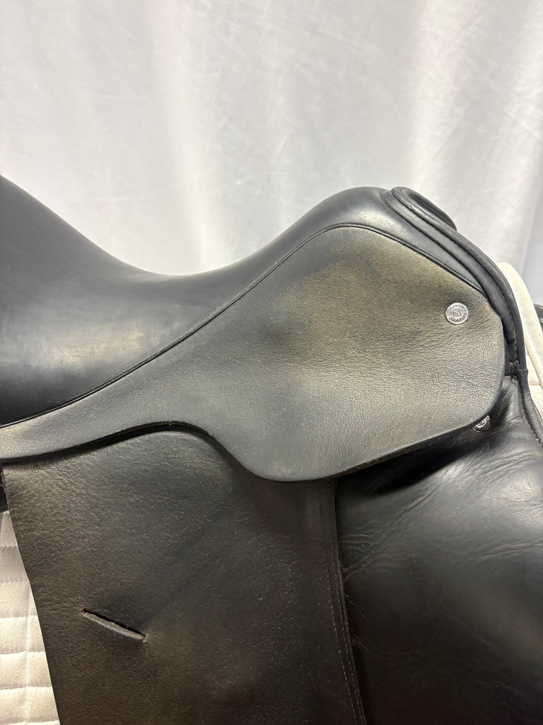 Used Custom Saddlery Revolution 17" Dressage Saddle