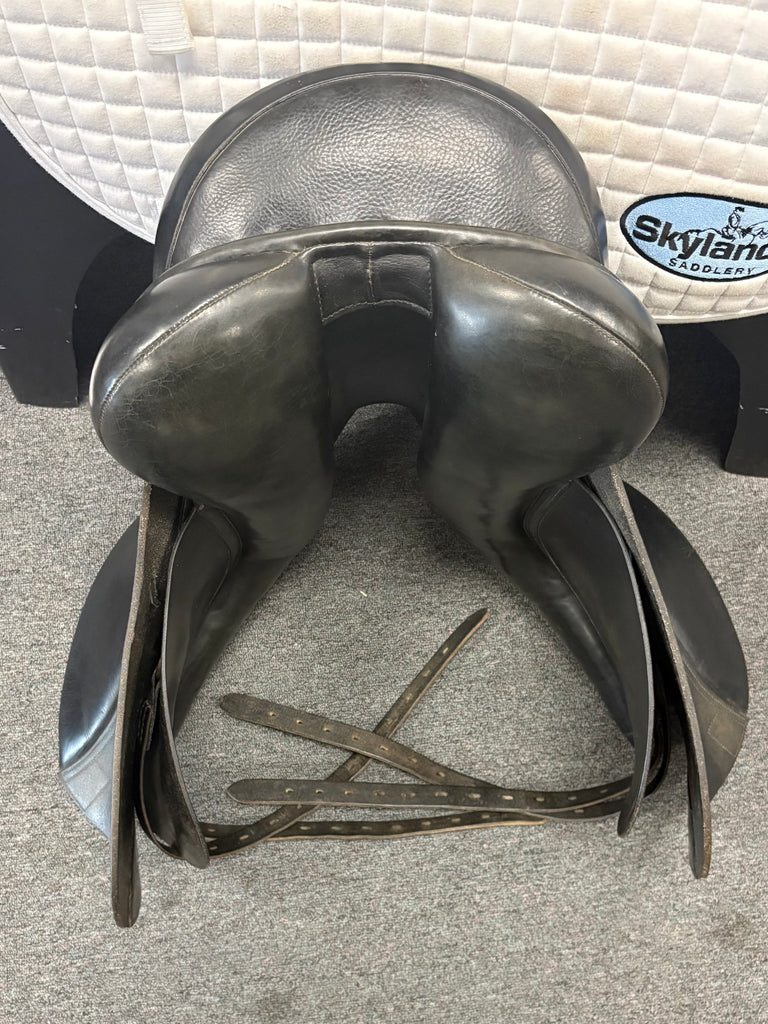 Used Custom Saddlery Revolution 17" Dressage Saddle