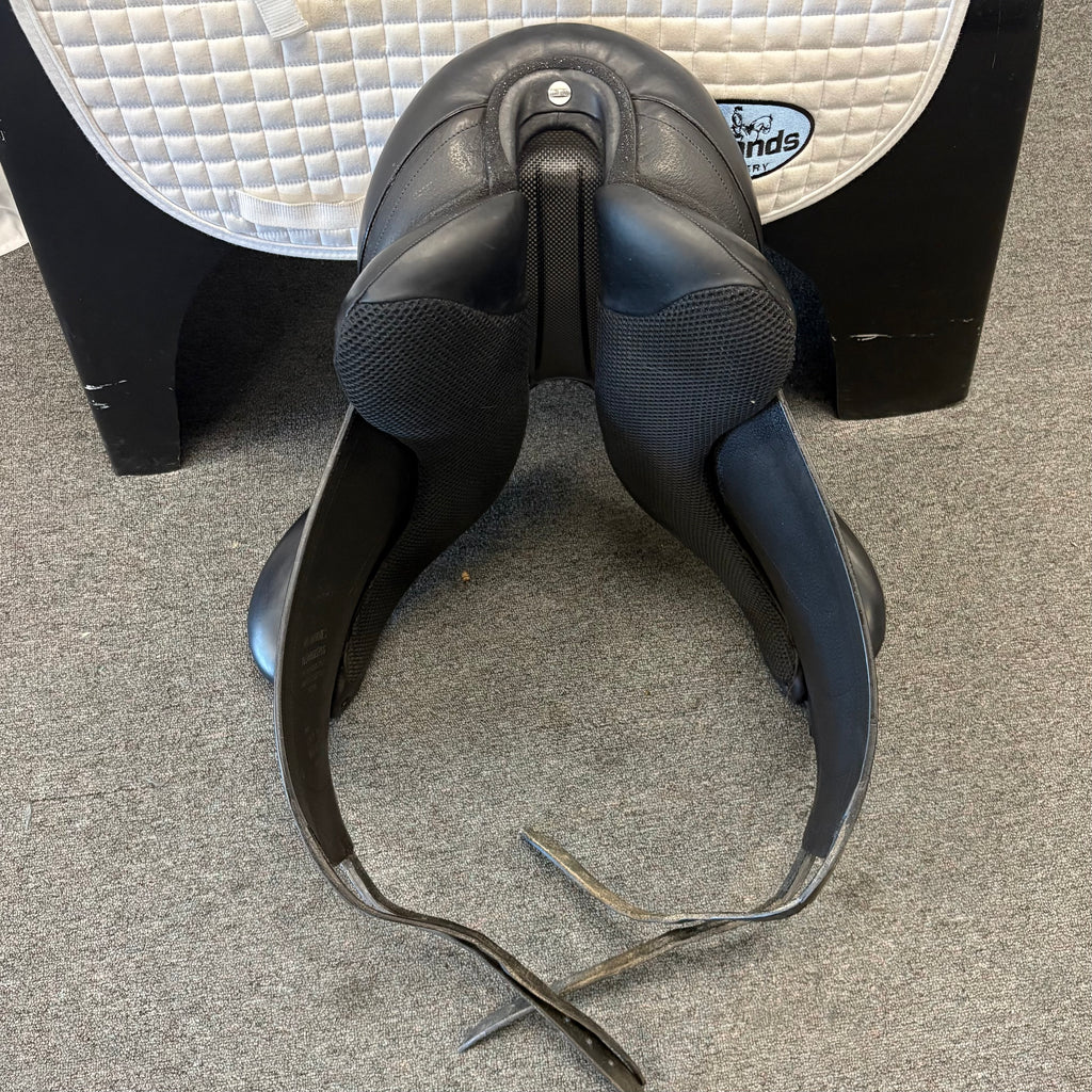 Used Devoucoux Makila Harmonie S 16.5" - 17" Monoflap Dressage Saddle