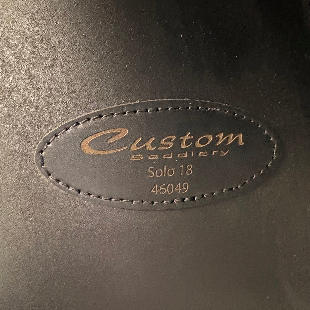 Demo Custom Wolfgang Signature Solo MKII 18" Dressage Saddle