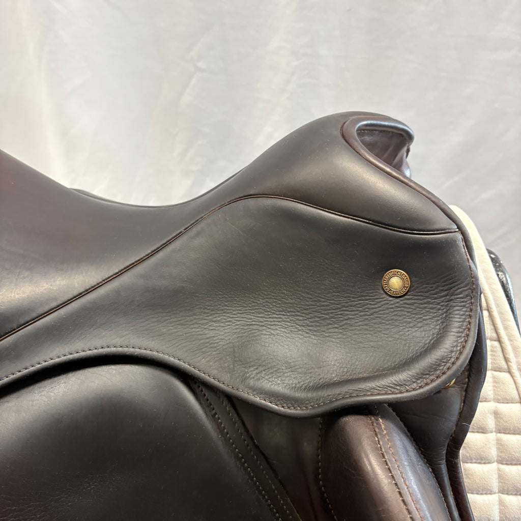 Used Fichtbauer Paura KCR 17.5" Monoflap Dressage Saddle