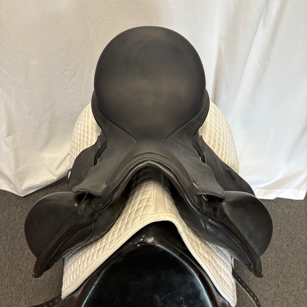 Used Custom Icon Star 17.5" Monoflap Dressage Saddle