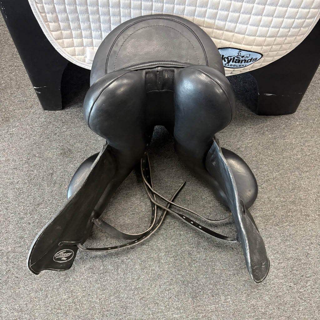 Used Custom Icon Star 17.5" Monoflap Dressage Saddle