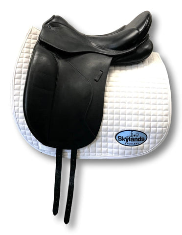 Used Devoucoux Makila 18" Monoflap Dressage Saddle