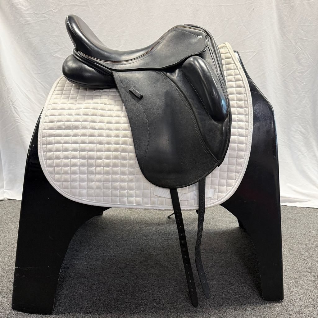 HOLD: Used Custom Saddlery Everest R 17.5" Dressage Saddle