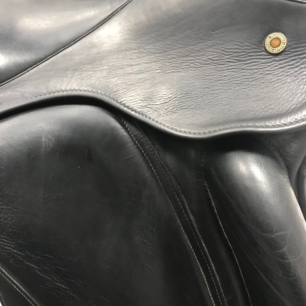 Used Fichtbauer 17" Monoflap Dressage Saddle