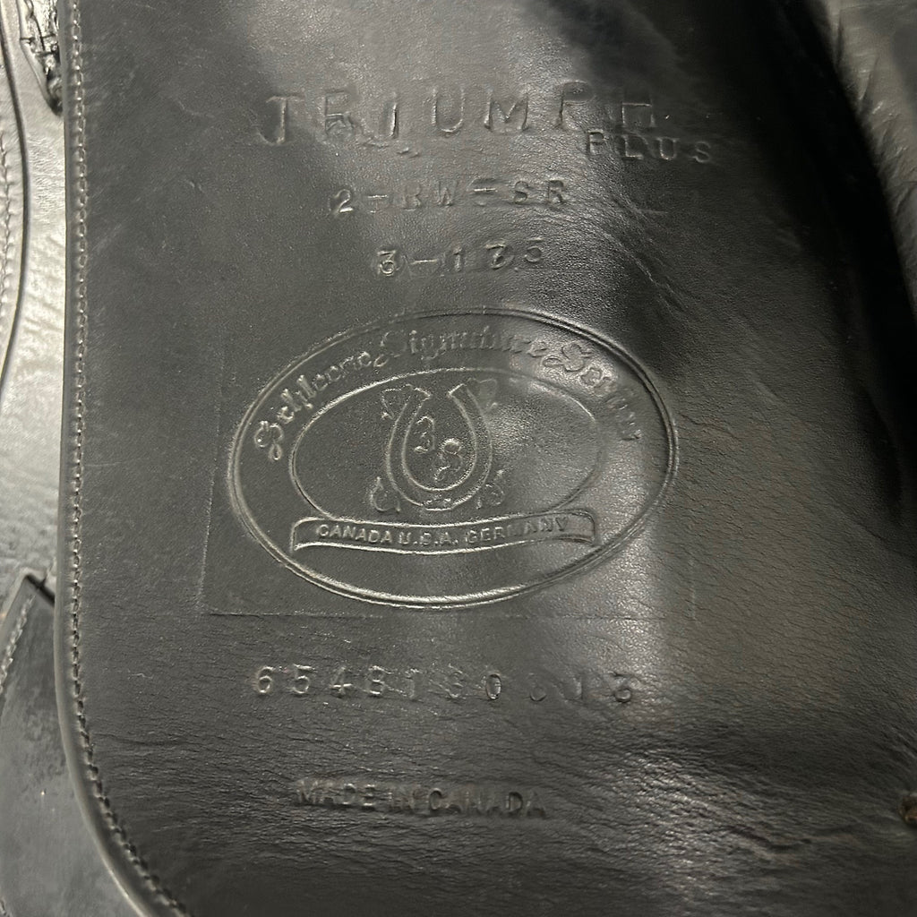HOLD: Used Schleese Triumph Plus 17.5" Dressage Saddle