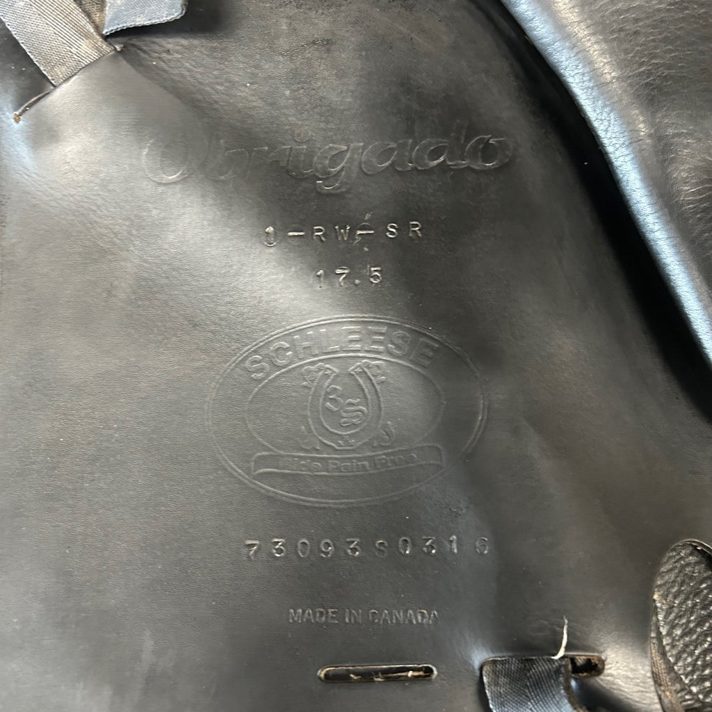 HOLD: Used Schleese Obrigado 17.5" Dressage Saddle