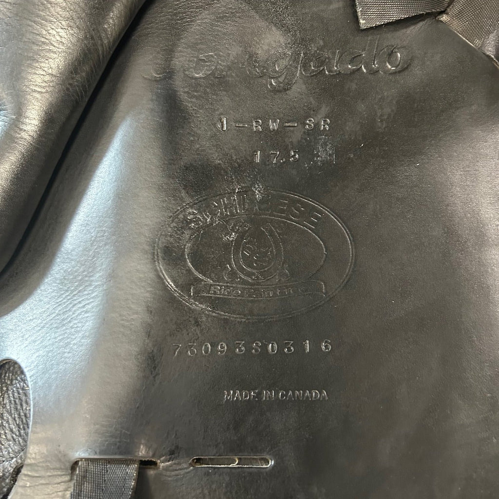 HOLD: Used Schleese Obrigado 17.5" Dressage Saddle
