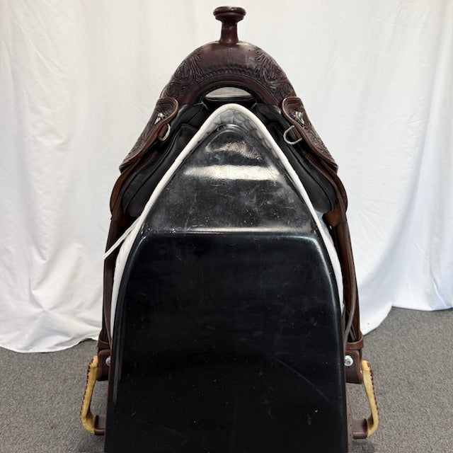 HOLD: Used DP Saddlery Size 3 Quantum Short & Light Western Saddle
