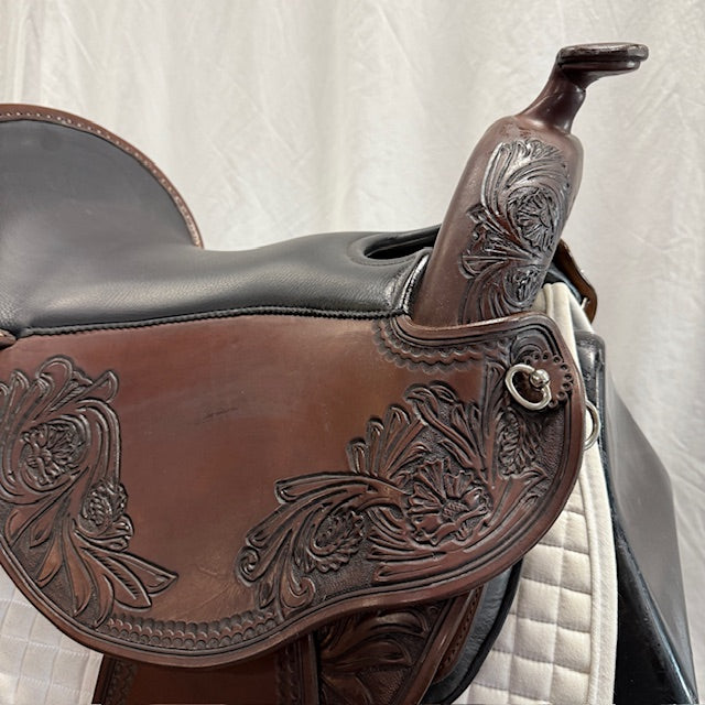 HOLD: Used DP Saddlery Size 3 Quantum Short & Light Western Saddle