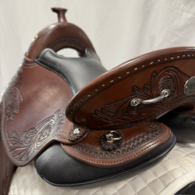 HOLD: Used DP Saddlery Size 3 Quantum Short & Light Western Saddle