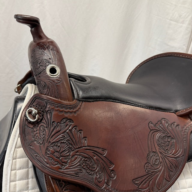 HOLD: Used DP Saddlery Size 3 Quantum Short & Light Western Saddle
