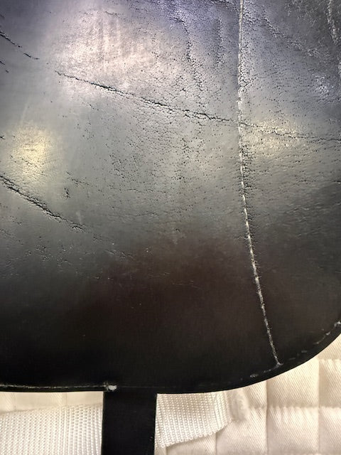 Used Custom Saddlery Wolfgang Omni Monoflap 17.5" Dressage Saddle