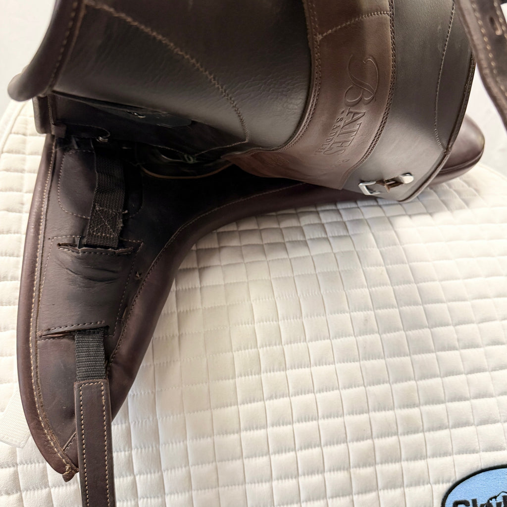 Used Bates Artiste 16.5"-17" Dressage Saddle