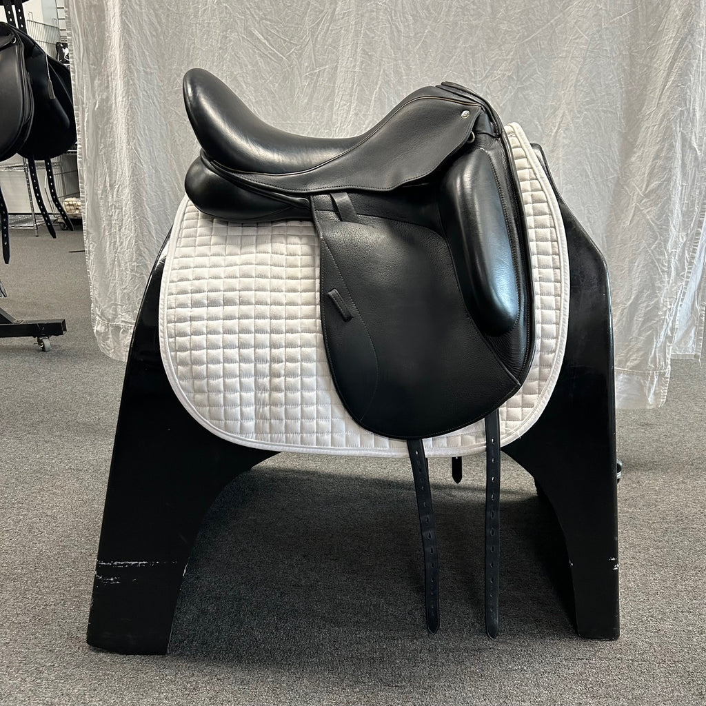 HOLD: Used Custom Icon Star 18" Monoflap Dressage Saddle