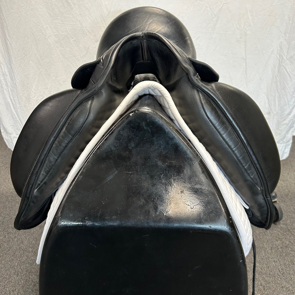 HOLD: Used Custom Icon Star 18" Monoflap Dressage Saddle