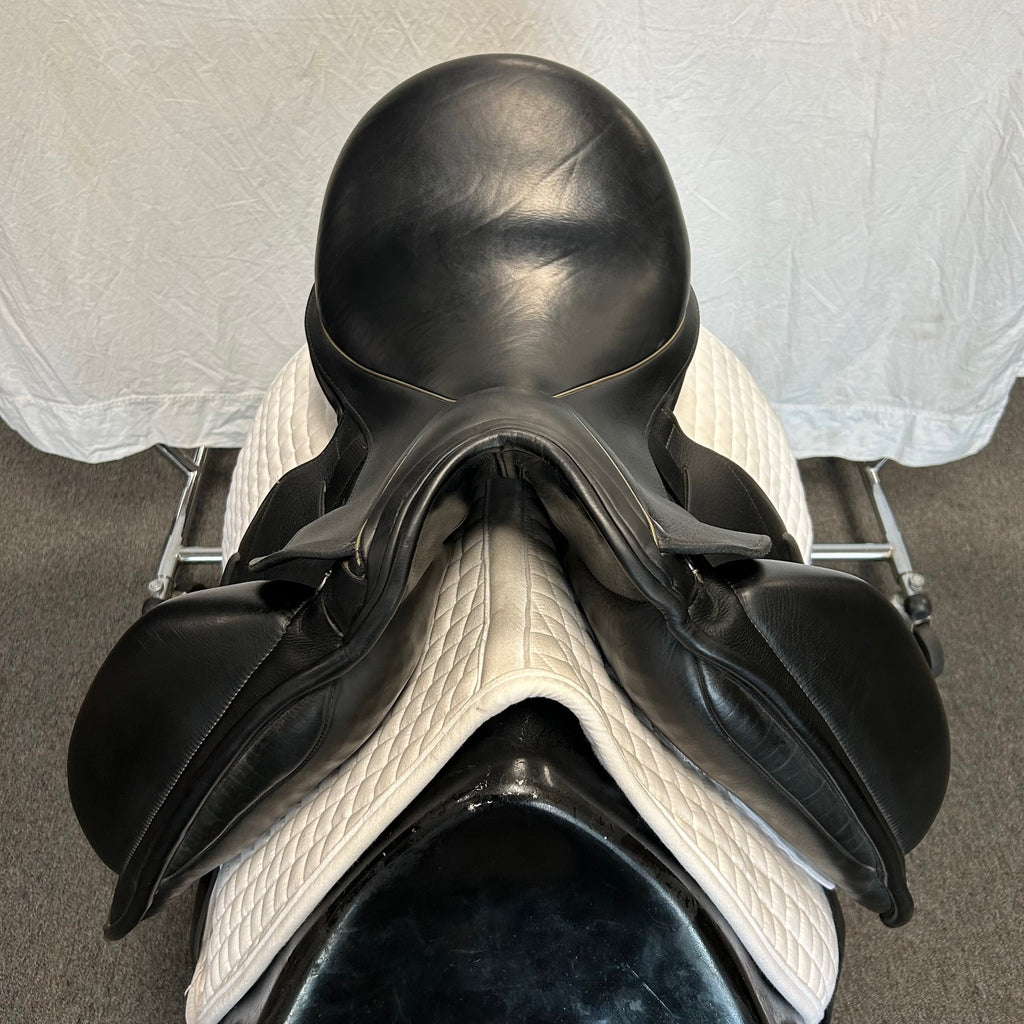 HOLD: Used Custom Icon Star 18" Monoflap Dressage Saddle