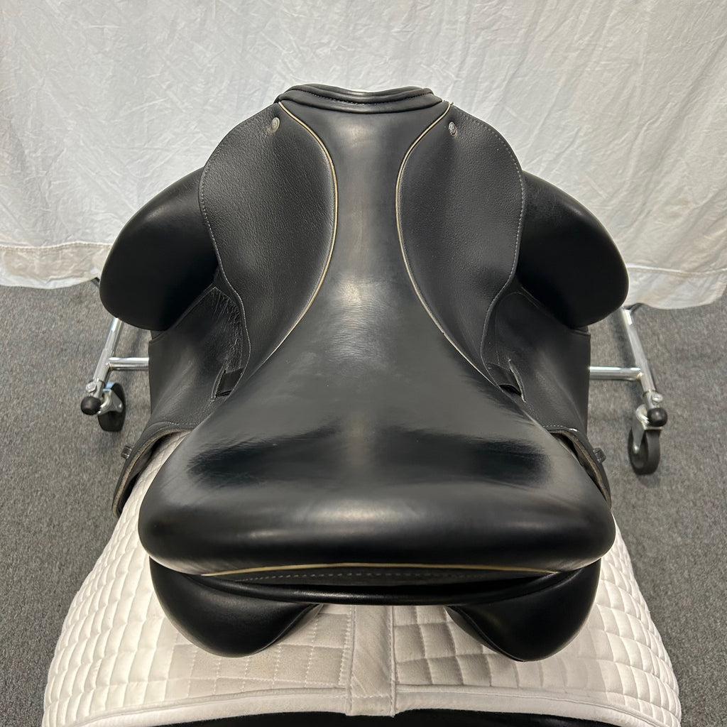 HOLD: Used Custom Icon Star 18" Monoflap Dressage Saddle