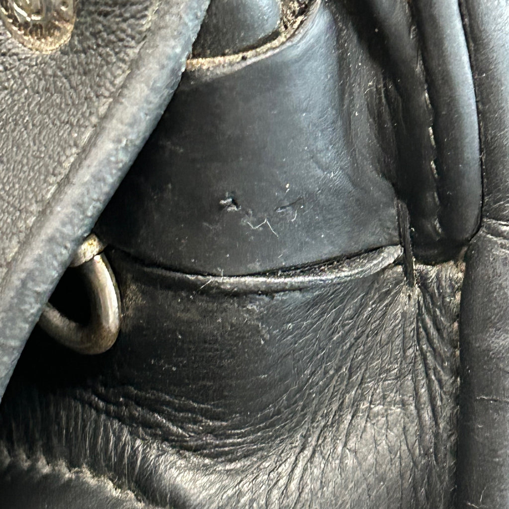 HOLD: Used Custom Icon Star 18" Monoflap Dressage Saddle