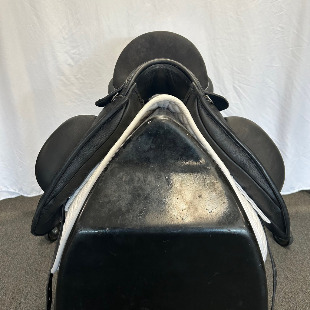 Demo Custom Saddlery Steffen's Advantage Monoflap 17" Dressage Saddle