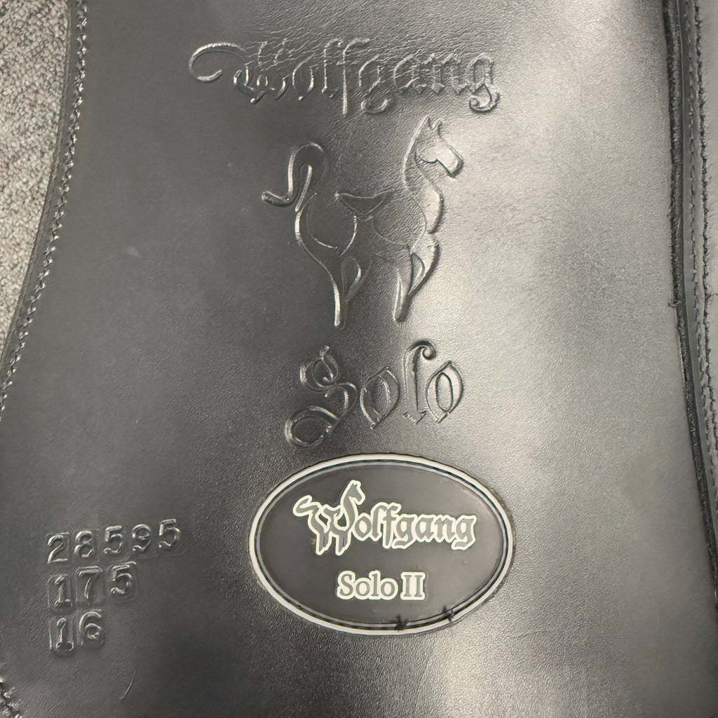 HOLD: Demo Custom Wolfgang Signature Solo MKII 17.5" Dressage Saddle