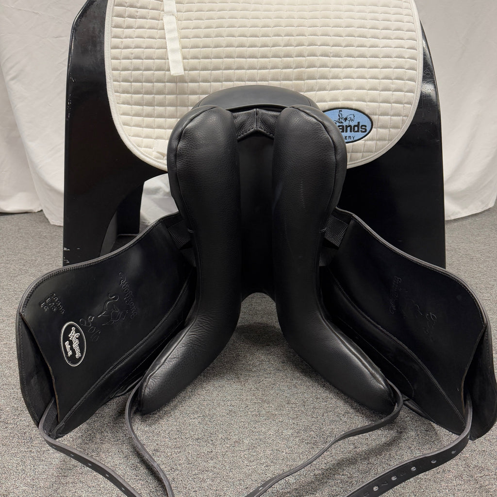 HOLD: Demo Custom Wolfgang Signature Solo MKII 17.5" Dressage Saddle
