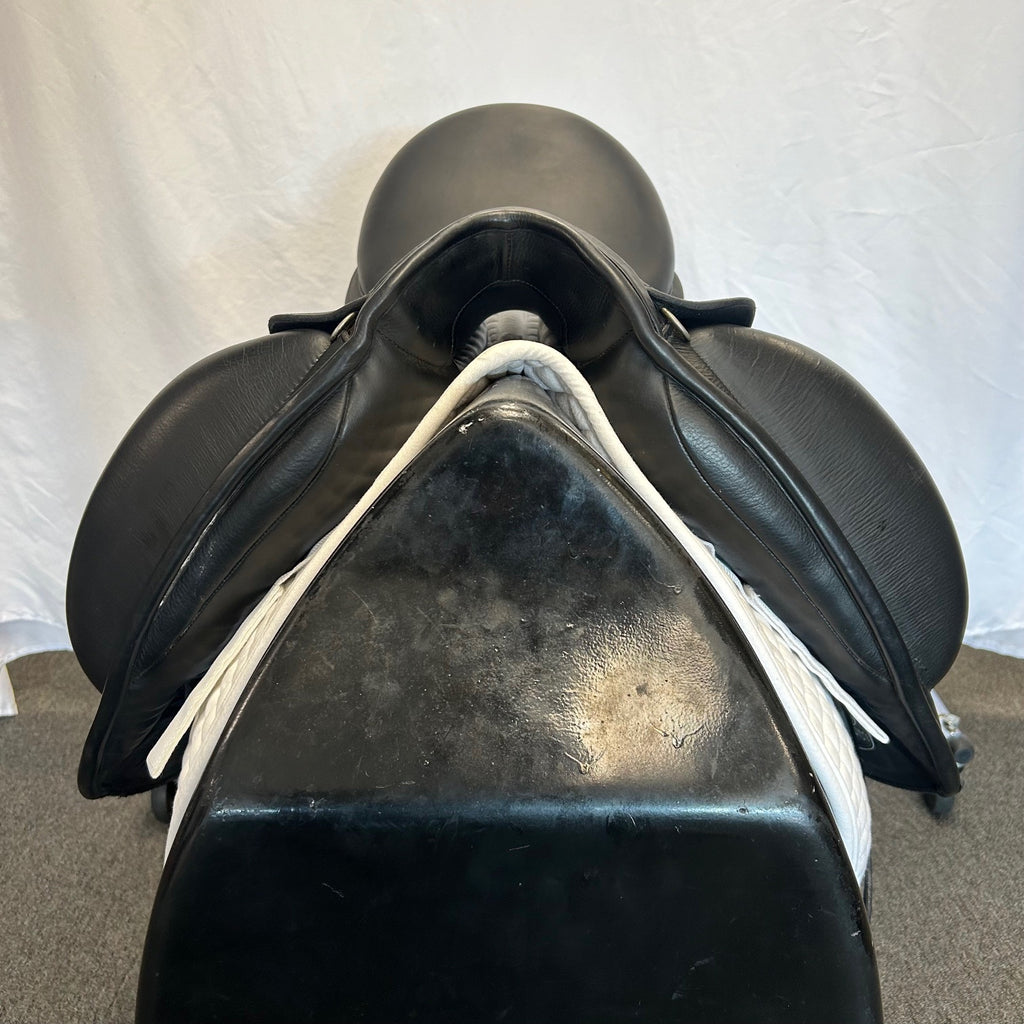 Used Custom Icon Flight 17" Monoflap Dressage Saddle