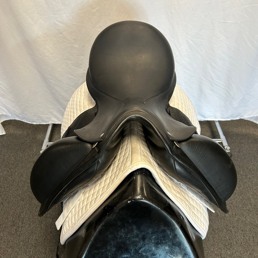 Used Custom Icon Flight 17" Monoflap Dressage Saddle