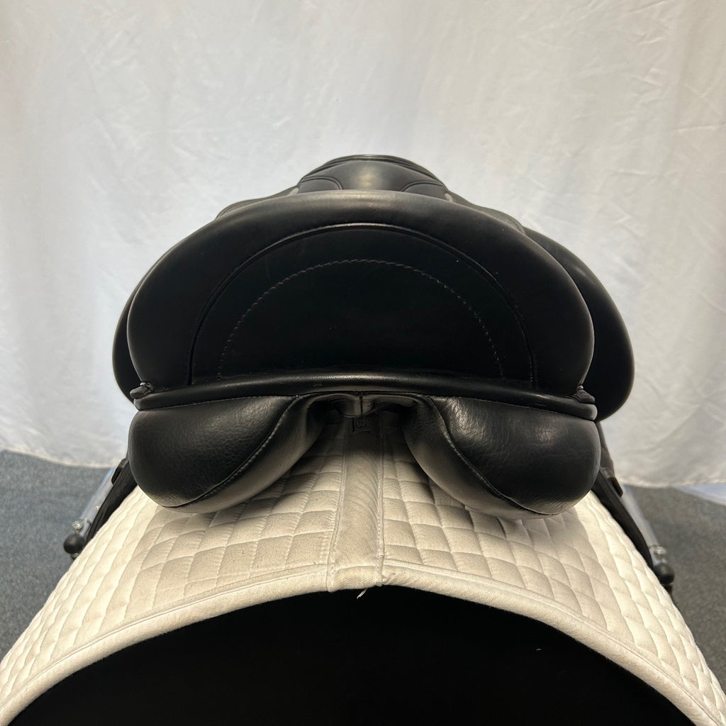 Used Custom Icon Flight 17" Monoflap Dressage Saddle