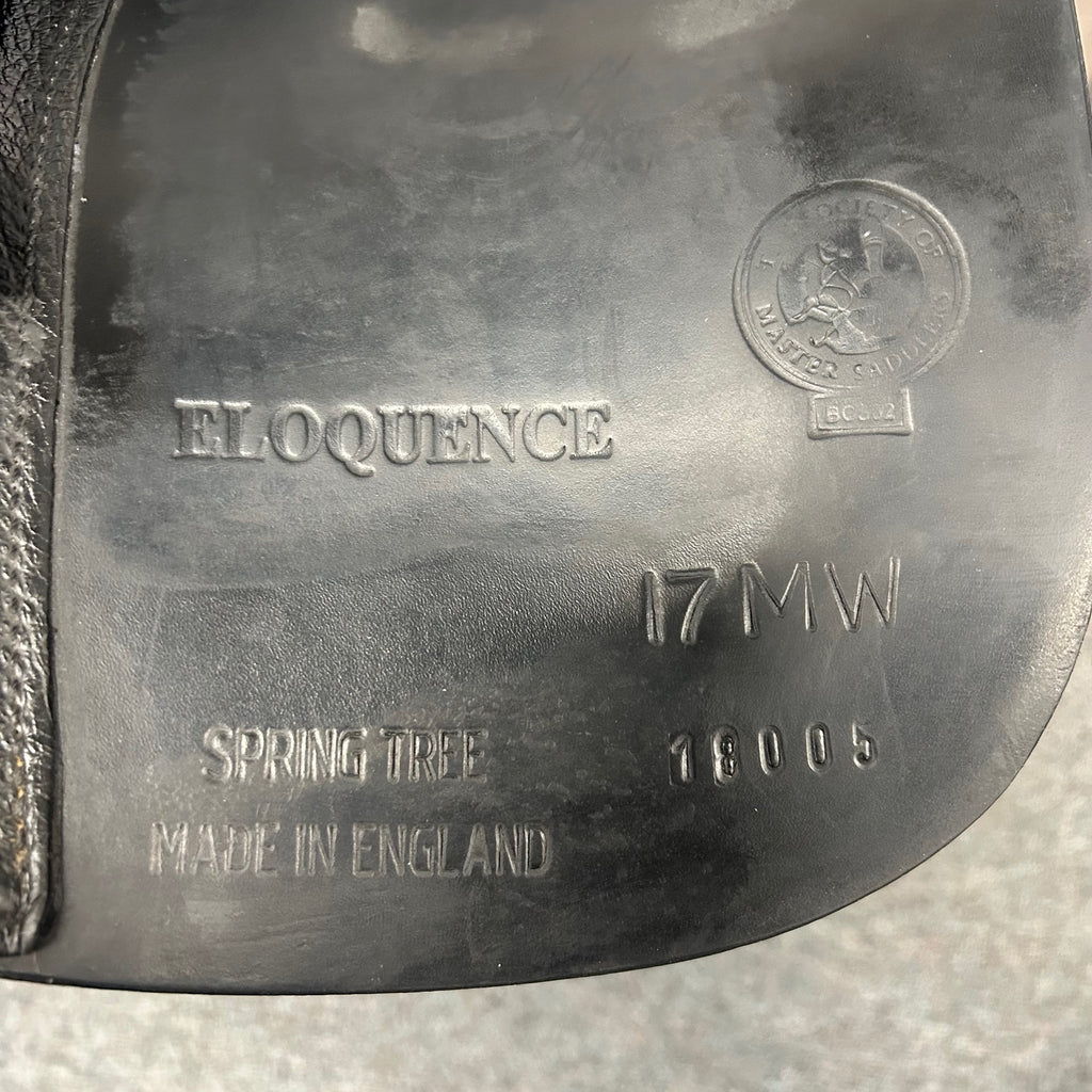 HOLD: Used Black Country Eloquence 17" Dressage Saddle