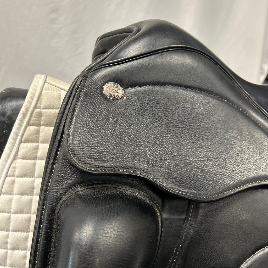 HOLD: Used Fairfax Elias 17.5" Dressage Saddle