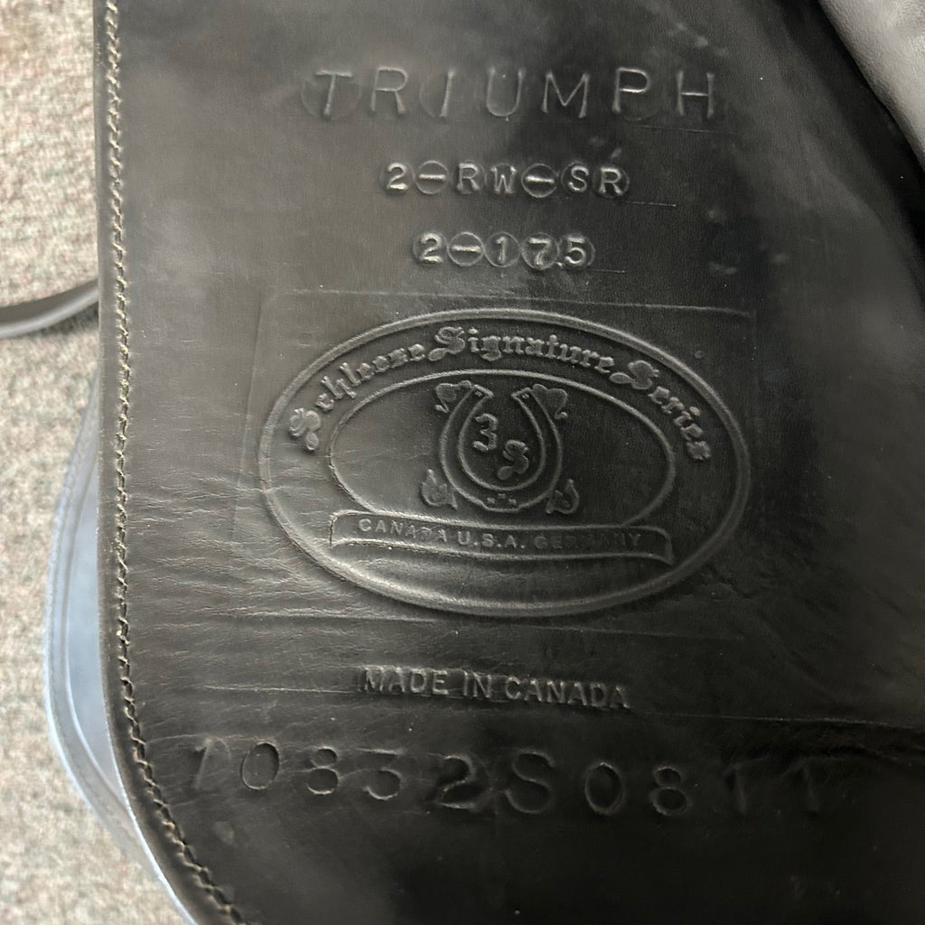 Used Schleese Triumph 17.5" Dressage Saddle
