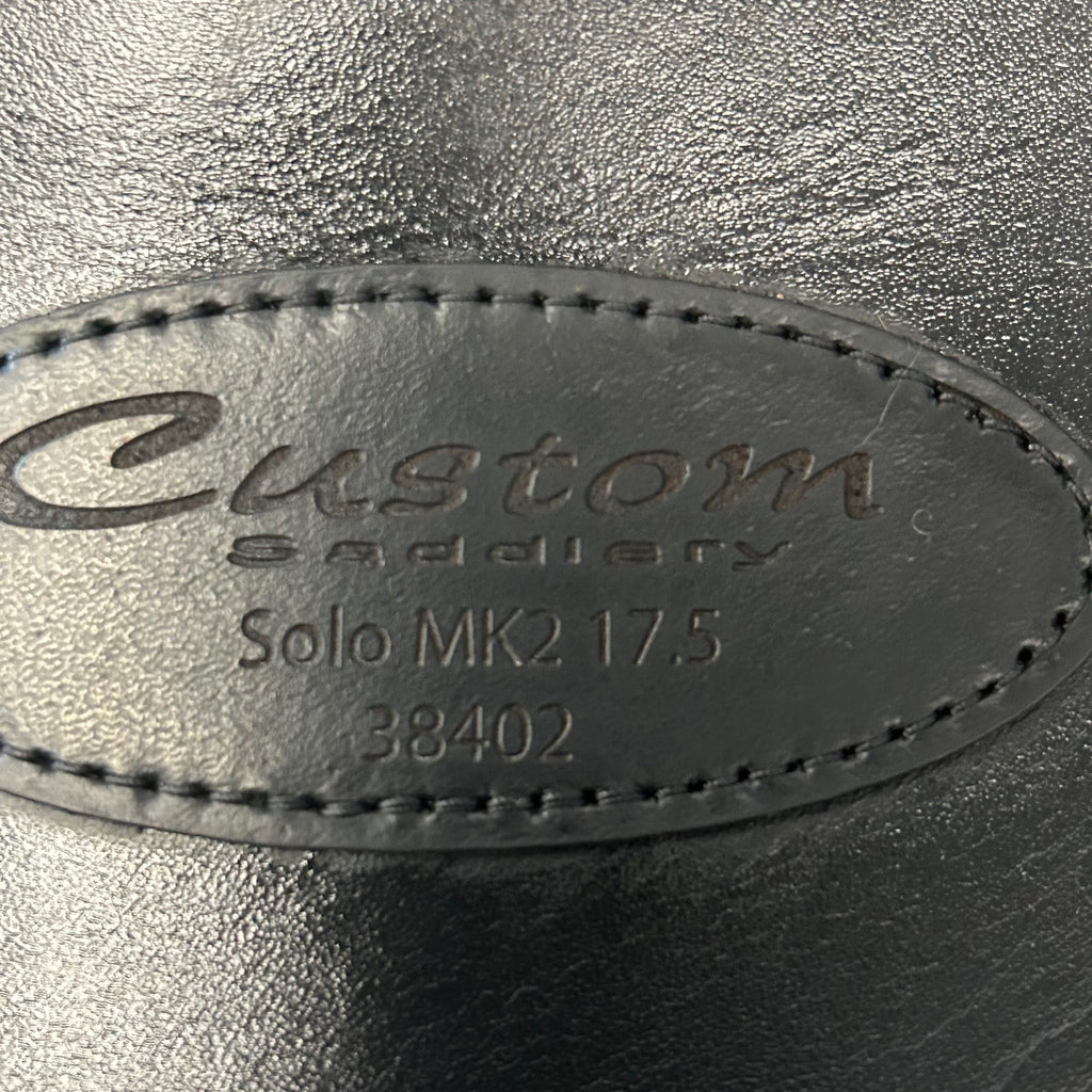 Used Custom Wolfgang Solo MKII 17.5" Dressage Saddle