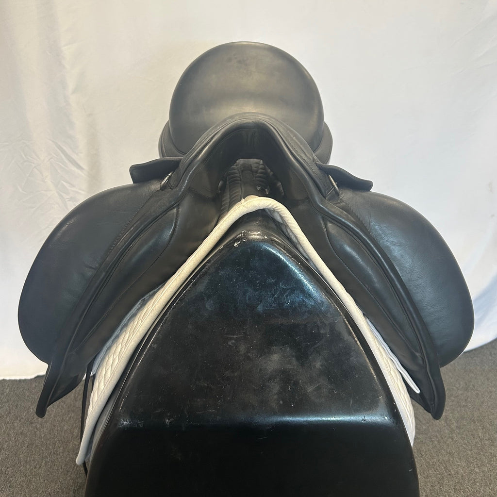 Used Custom Icon Flight 18" Monoflap Dressage Saddle