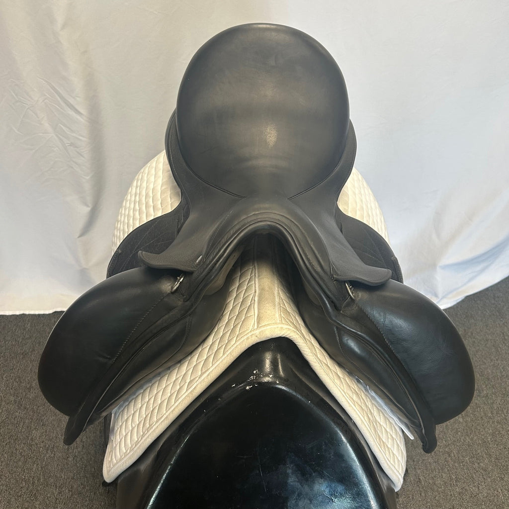 Used Custom Icon Flight 18" Monoflap Dressage Saddle
