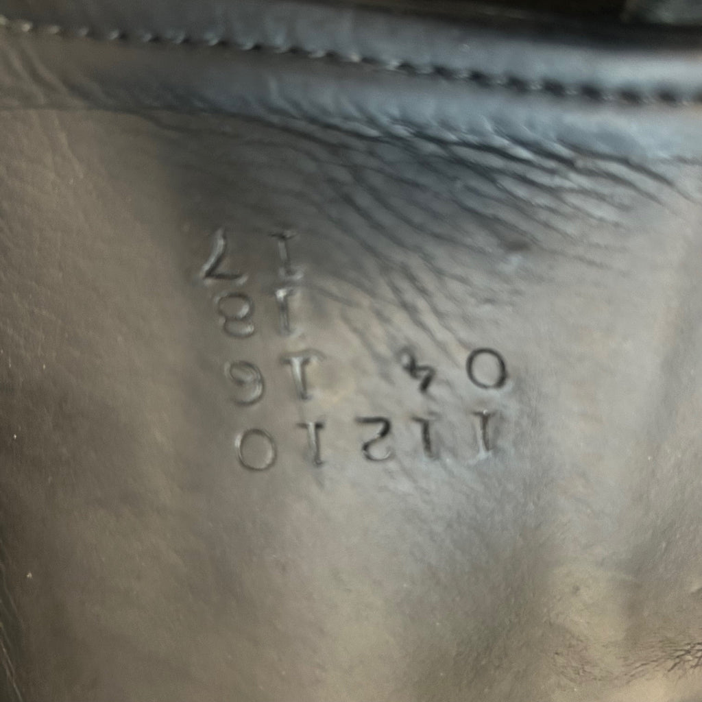 Used Custom Icon Flight 18" Monoflap Dressage Saddle