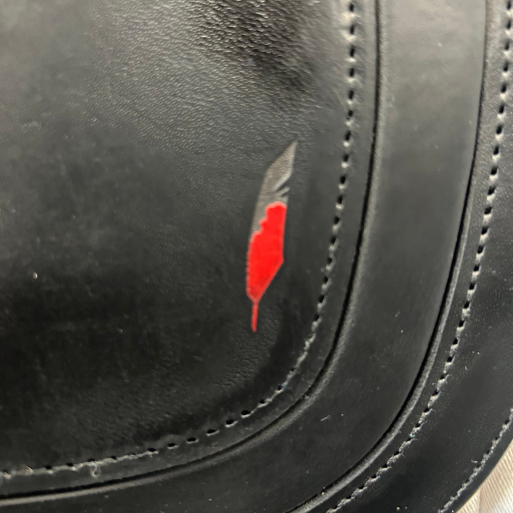 HOLD: Used Aviar Rook 1.0 - 17.5" Monoflap Dressage Saddle