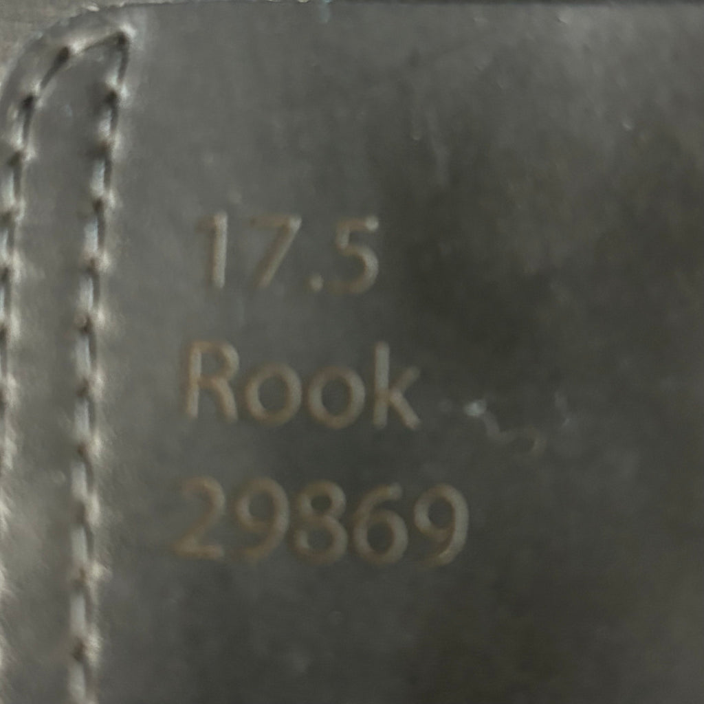 HOLD: Used Aviar Rook 1.0 - 17.5" Monoflap Dressage Saddle