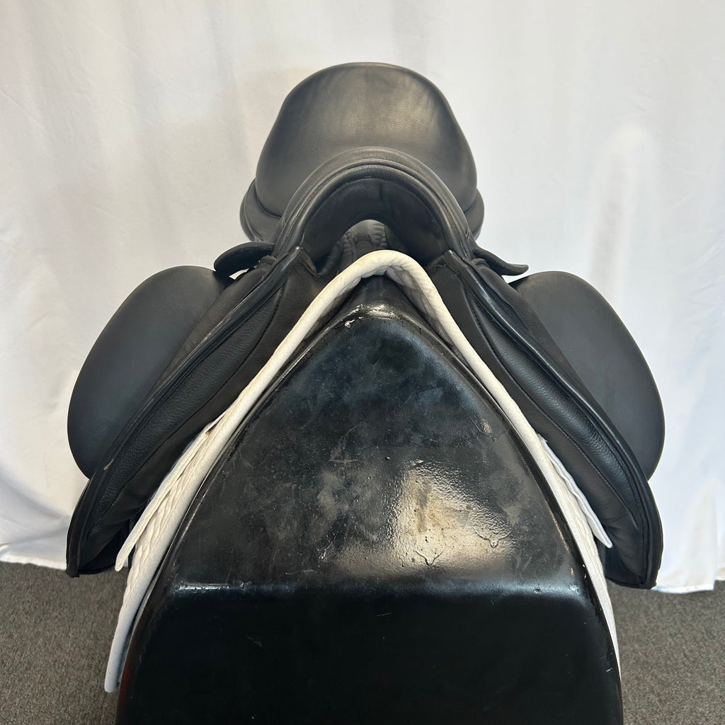 Used Custom Saddlery Wolfgang Omni Monoflap 18" Dressage Saddle